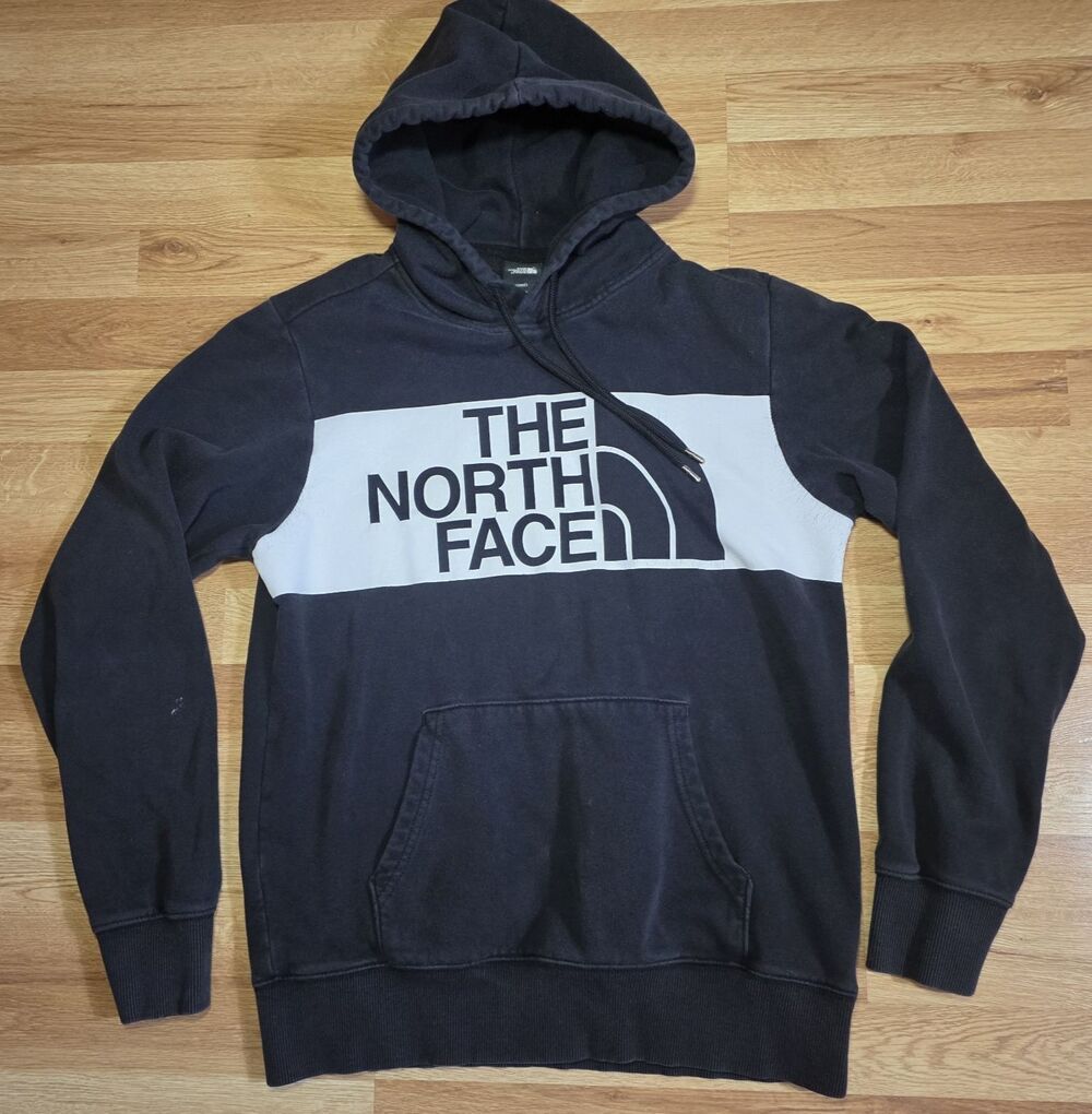 The North Face Hoodie Men’s S Black Pullover Graphic Logo Sweatshirt Guatemala